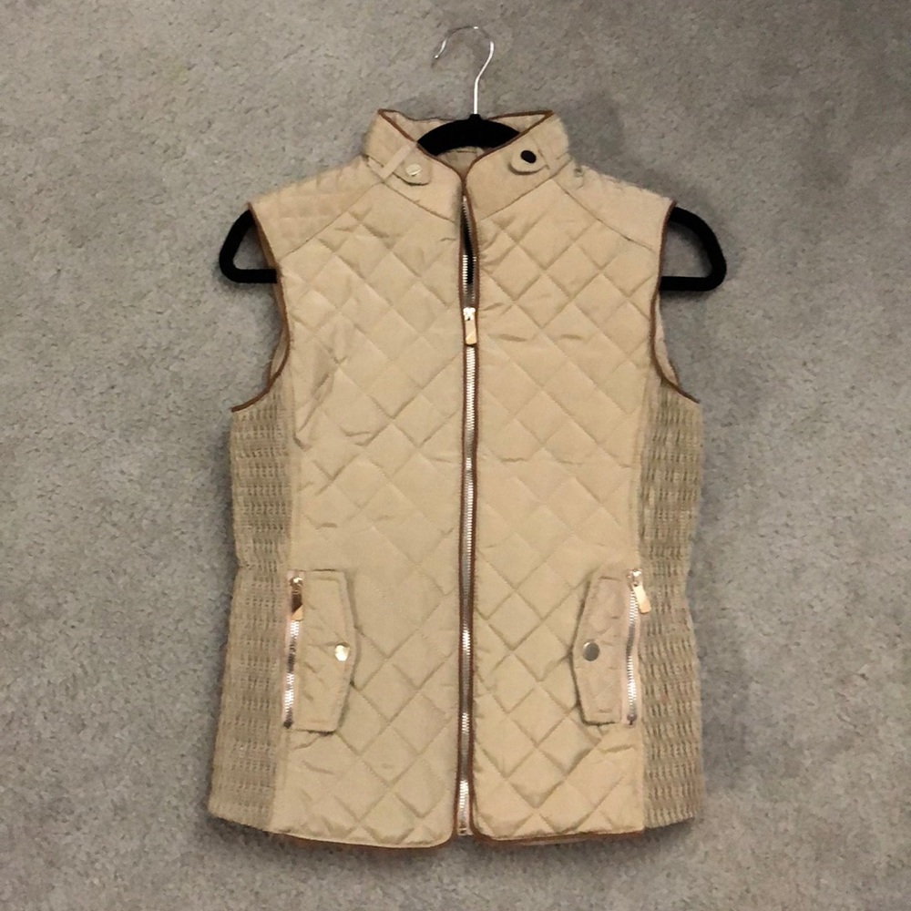 Special One by Rock LA Tan puffy vest